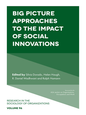 cover image of Big Picture Approaches to the Impact of Social Innovations